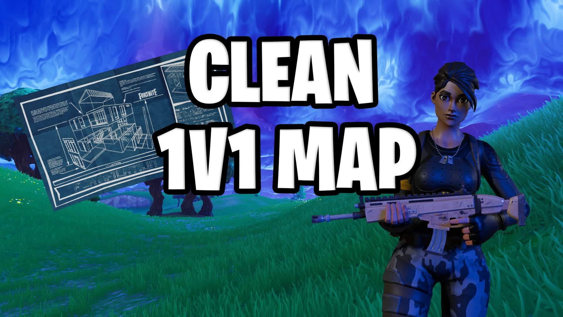 🌴 Clean 1V1 Map