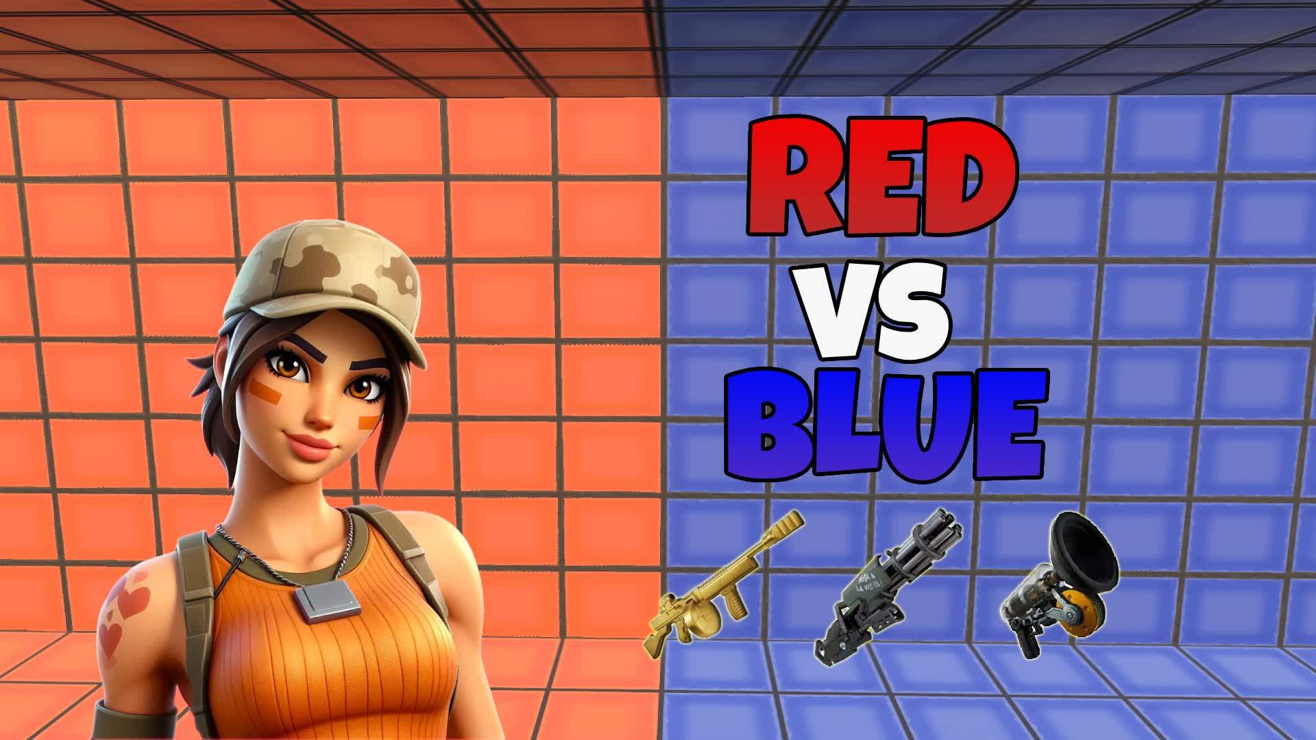 RED vs BLUE (MYTHIC WEAPONS!)