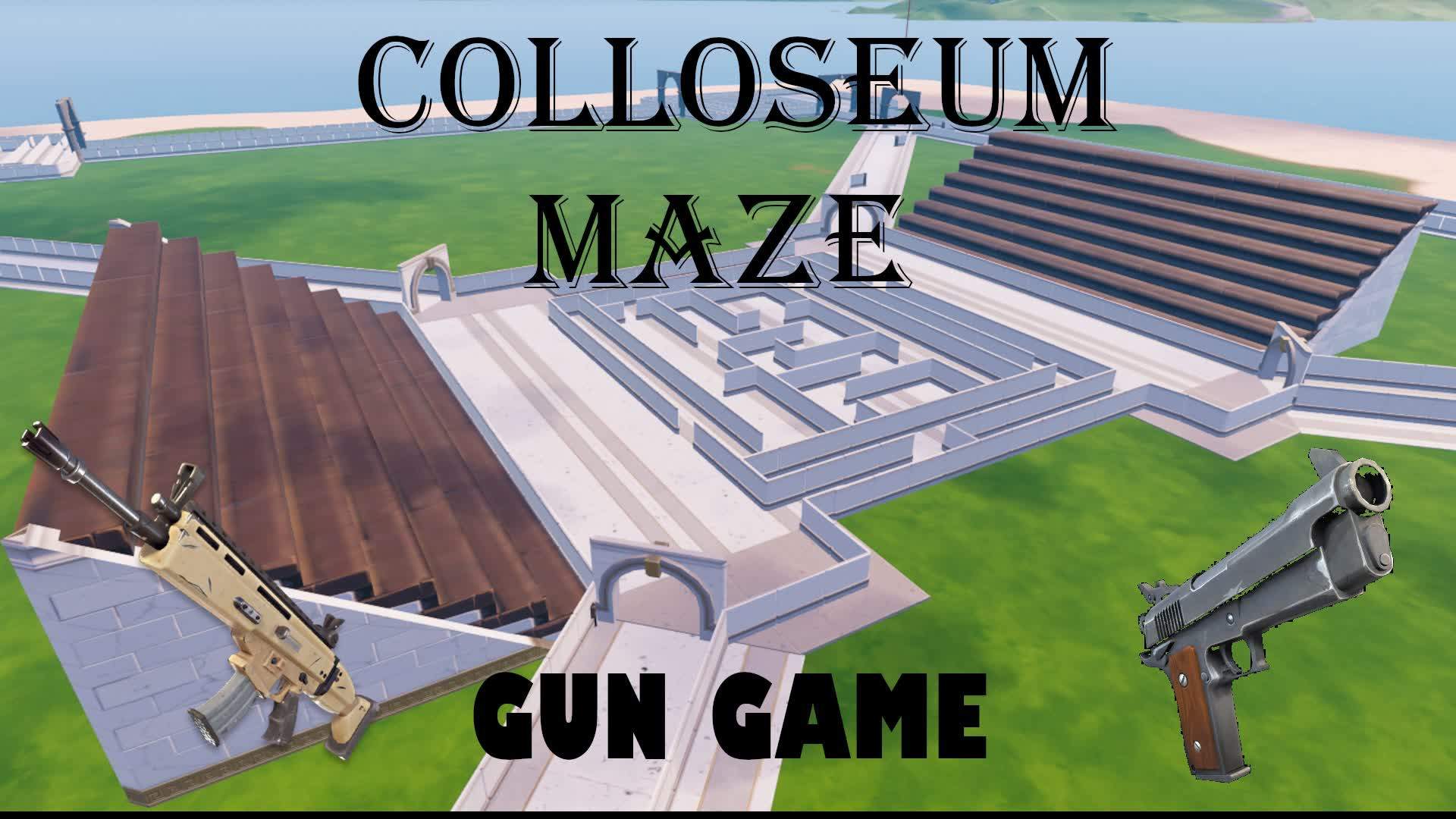 Colosseum Maze Gun Game!