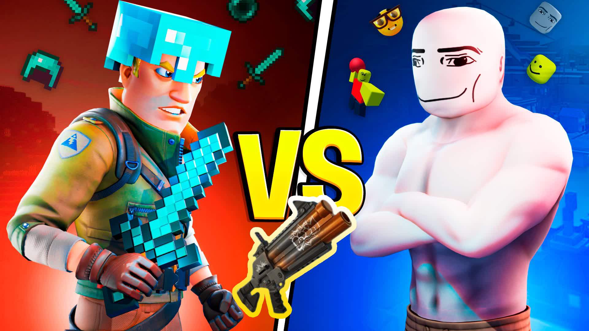 🆕 MINEKRAFT VS ROBLOX