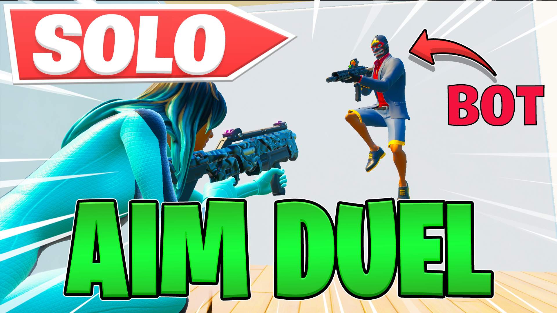 Solo Aim Duel With AI 🎯