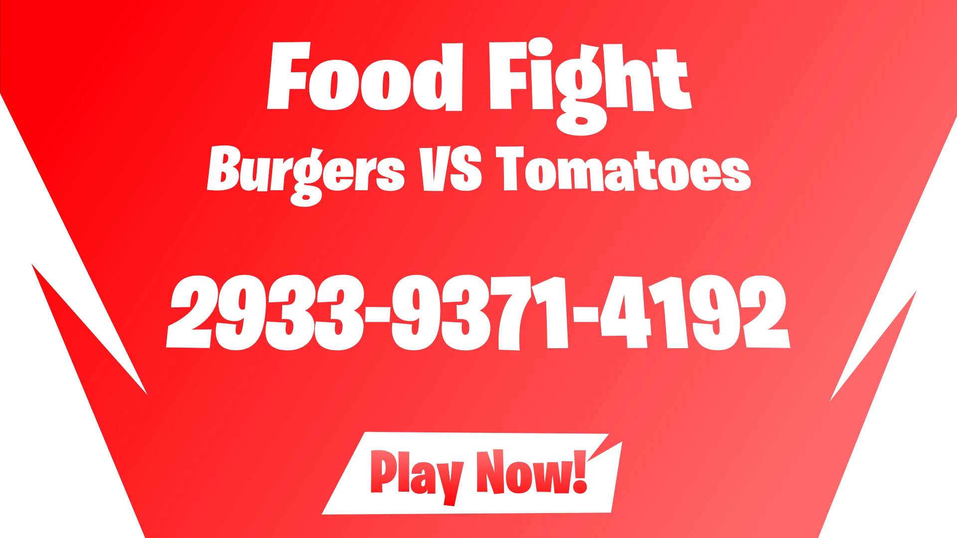 FOOD FIGHT - BURGERS VS. TOMATOES