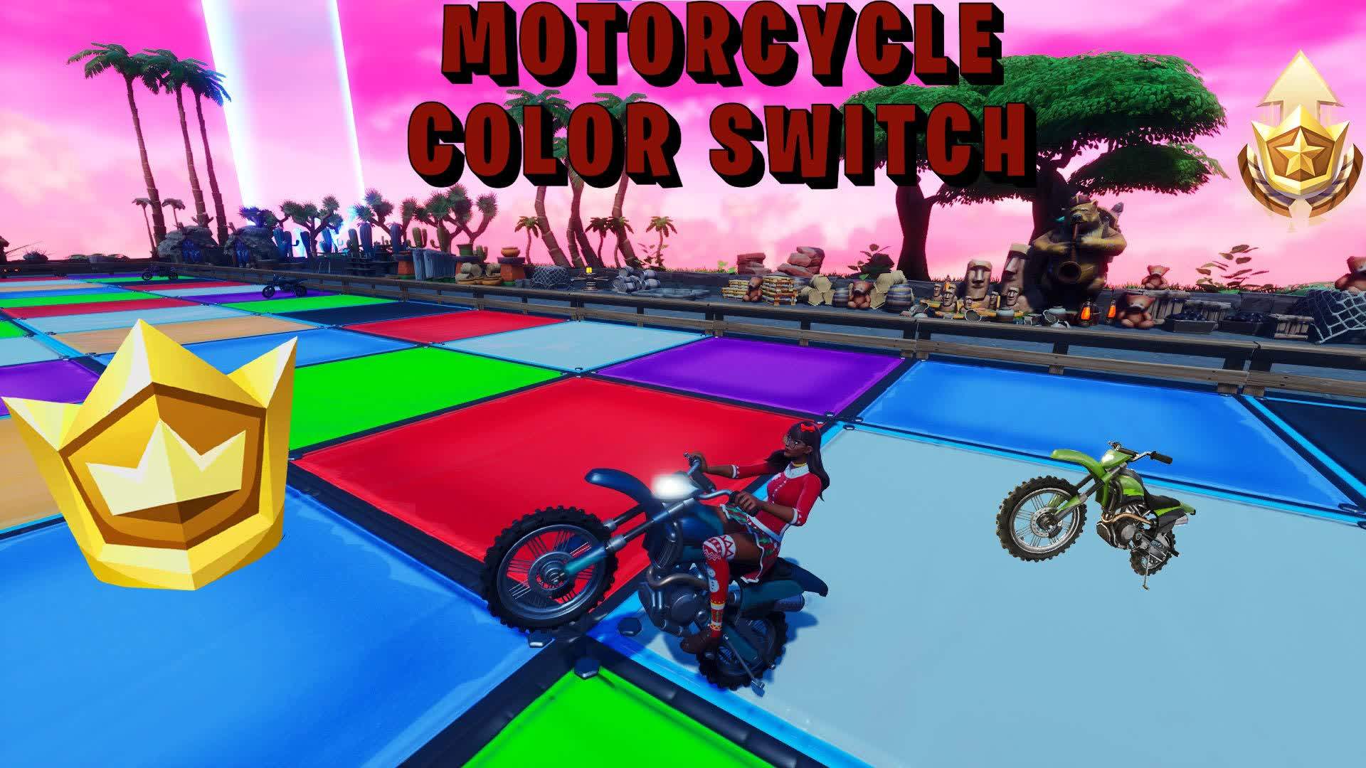 🌈 🌈MOTORCYCLE COLOR SWITCH+MINI-GAMES