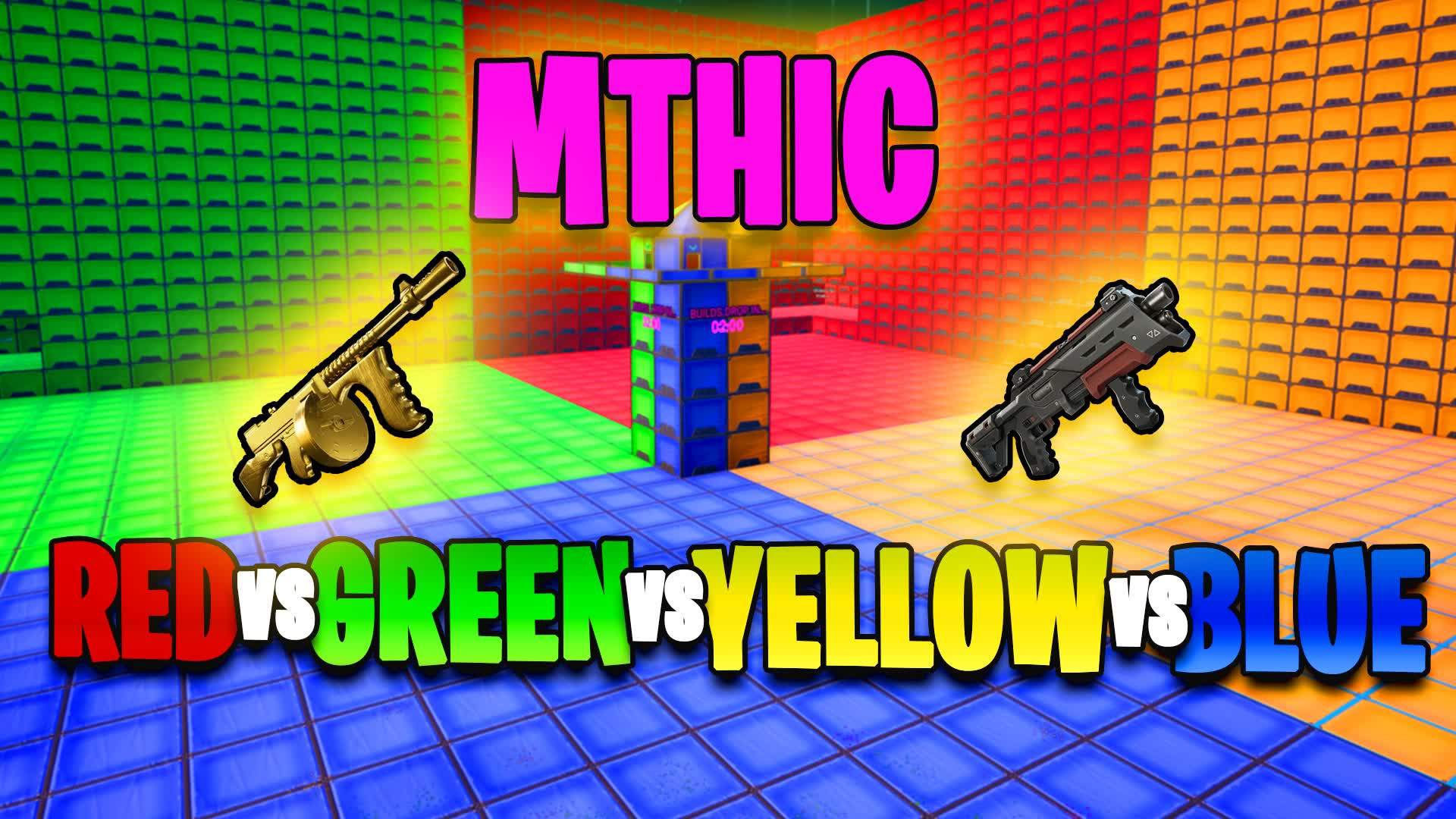 MYTHIC RED🔴GREEN🟢YELLOW🟡BLUE🔵 BATTLE