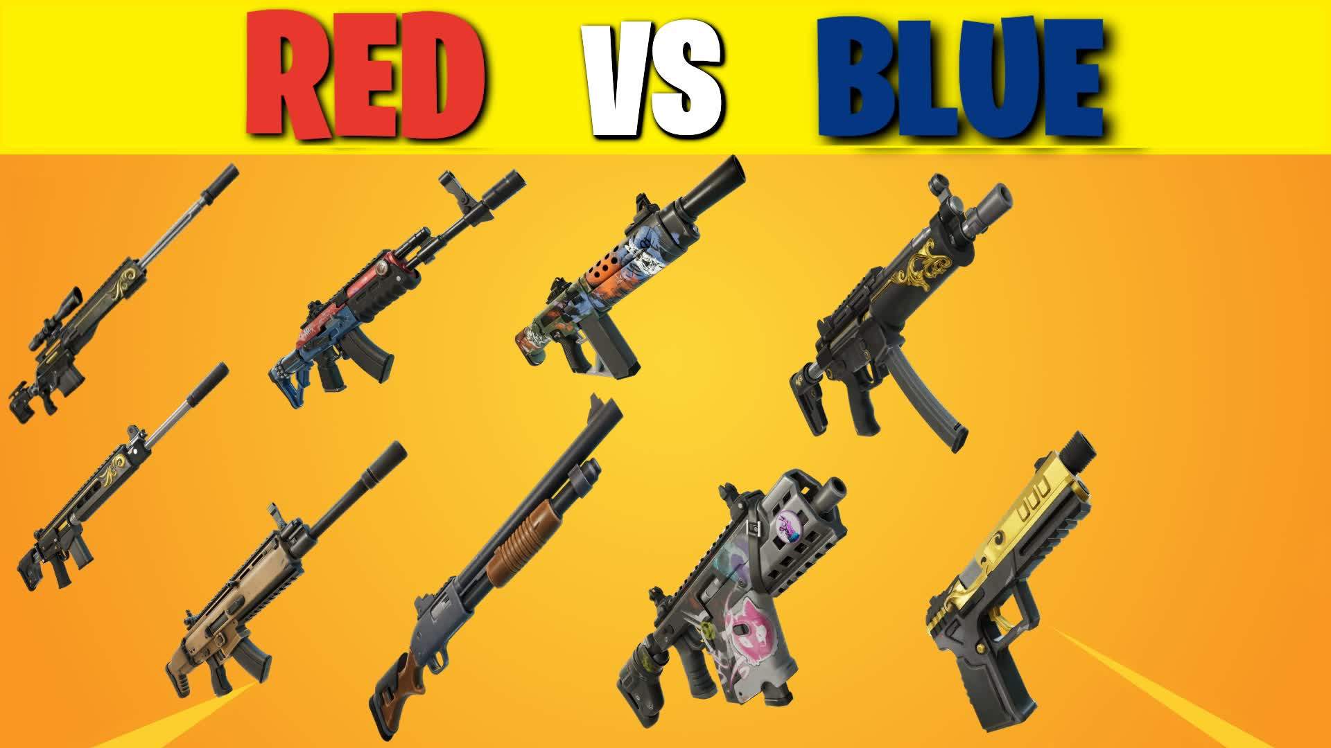 RED VS BLUE - Fortnite Creative Map Code - Dropnite