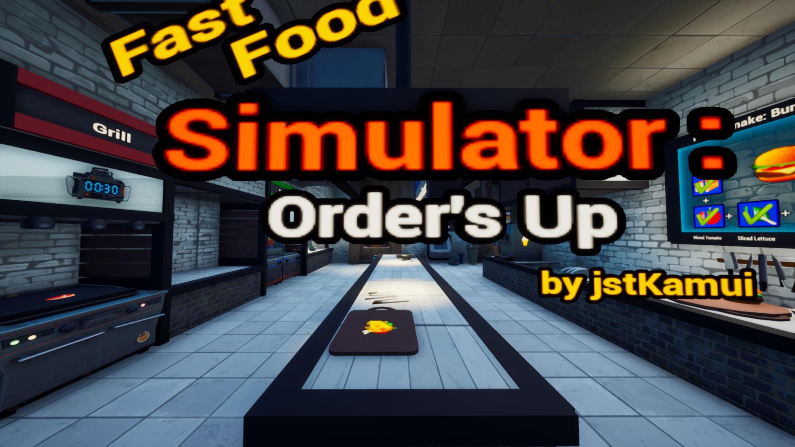 FAST FOOD SIMULATOR: ORDER'S UP - Fortnite Creative Map Code - Dropnite