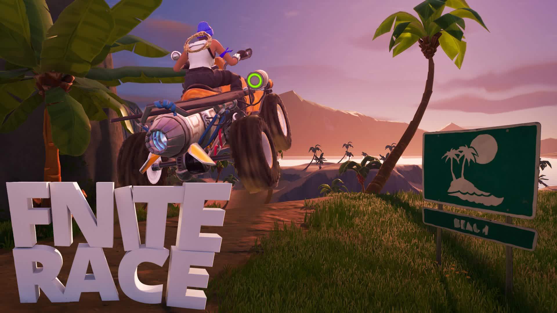 STUNT RACE - Fortnite Creative Map Code - Dropnite