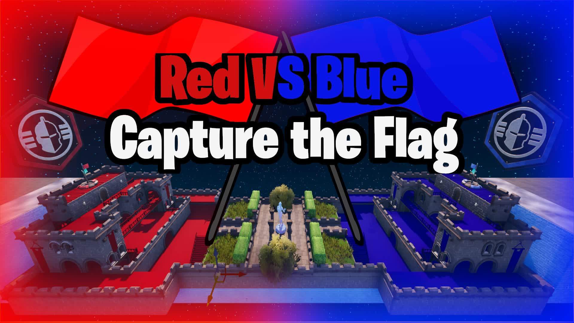 CRAZY RED 🔴 VS BLUE 🔵 CAPTURE THE FLAG