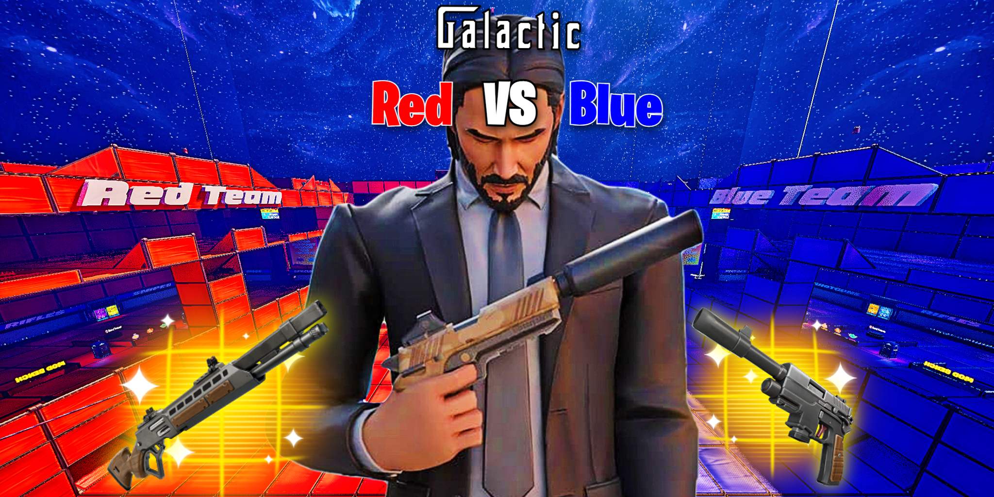 ‧₊˚✩ Galactic Red VS Blue ✩˚₊‧