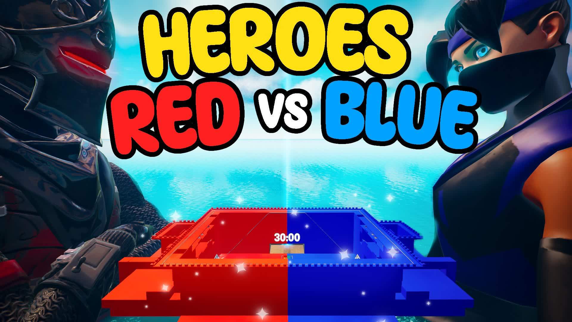 MY HERO RED VS BLUE - Fortnite Creative Map Code - Dropnite