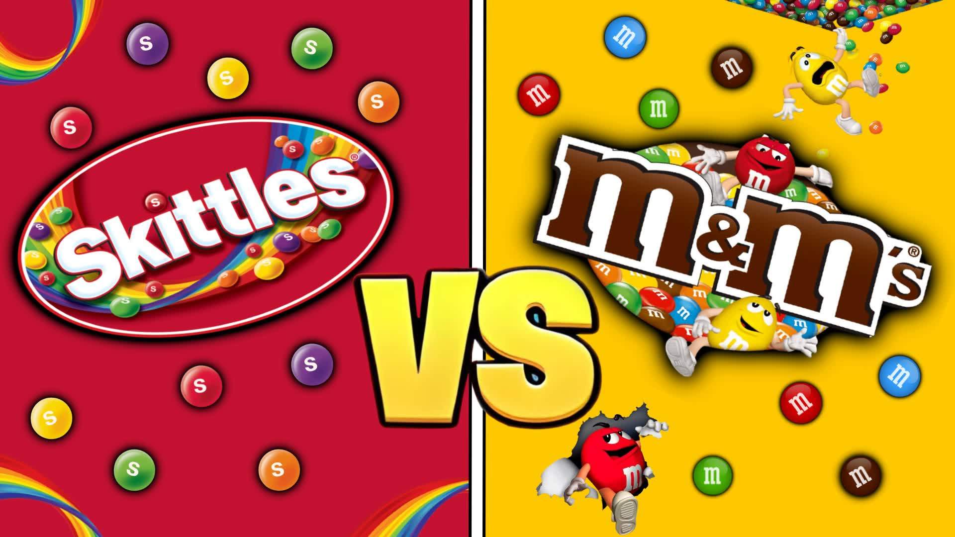🆕 Skittles VS M&M's 🍬