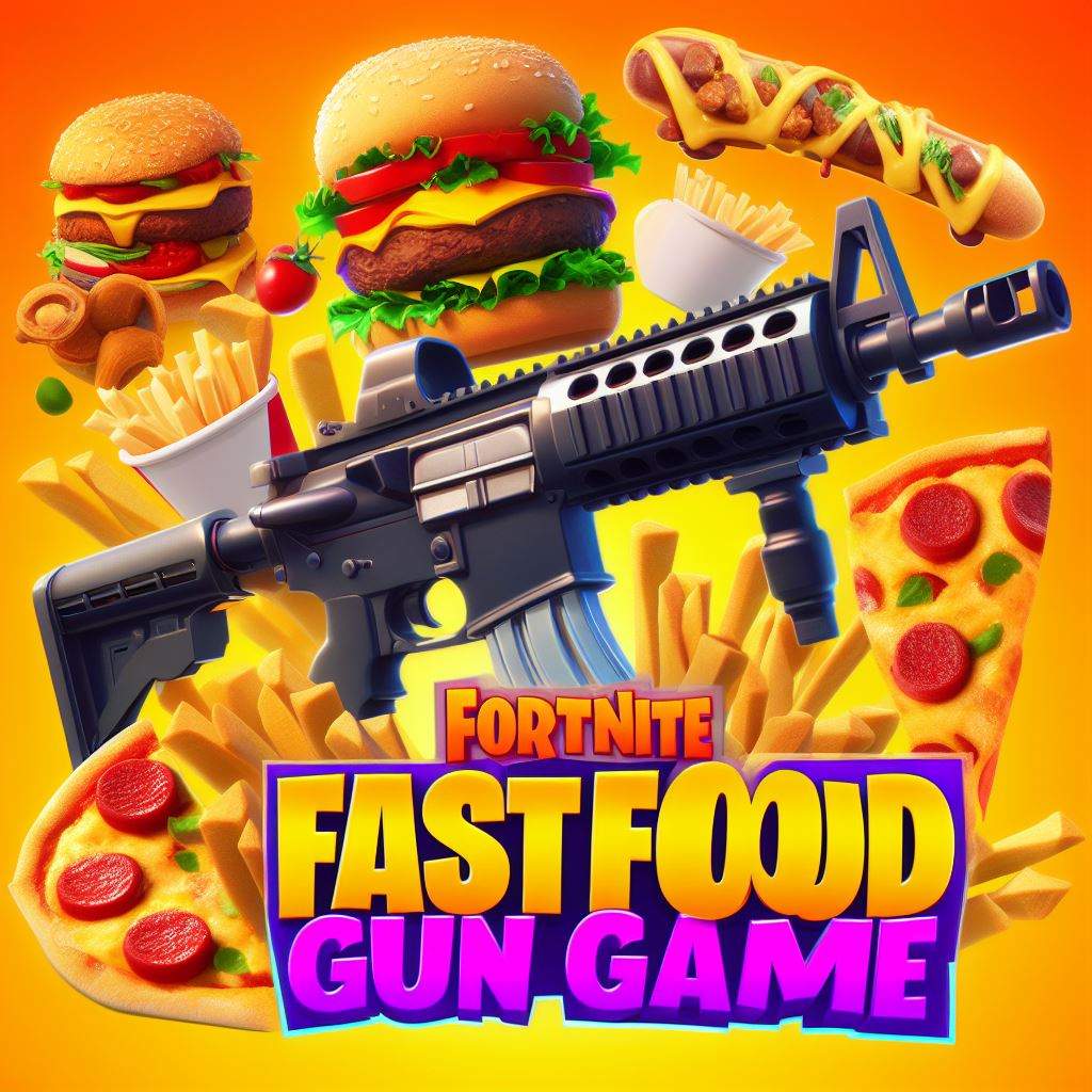 Fast Food Frenzy Gun Game🍔🌮🍕