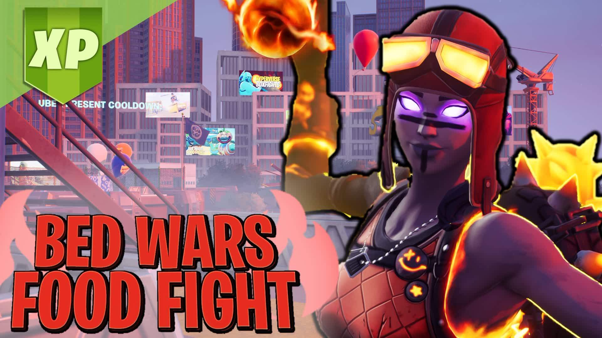 🍔BED WARS: FOOD FIGHT🍕| EXOTIC WEAPONS