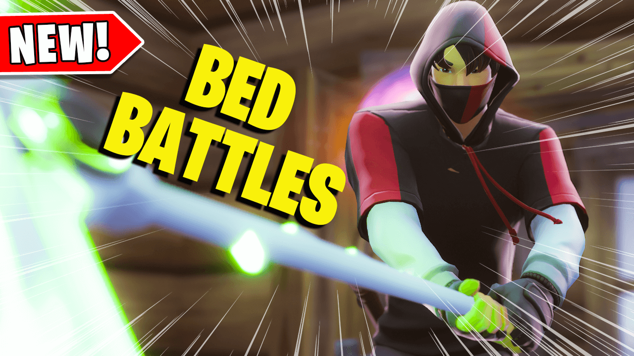 FORTNITE 1v1v1v1 Bed Wars SKY BATTLE Challenge! 