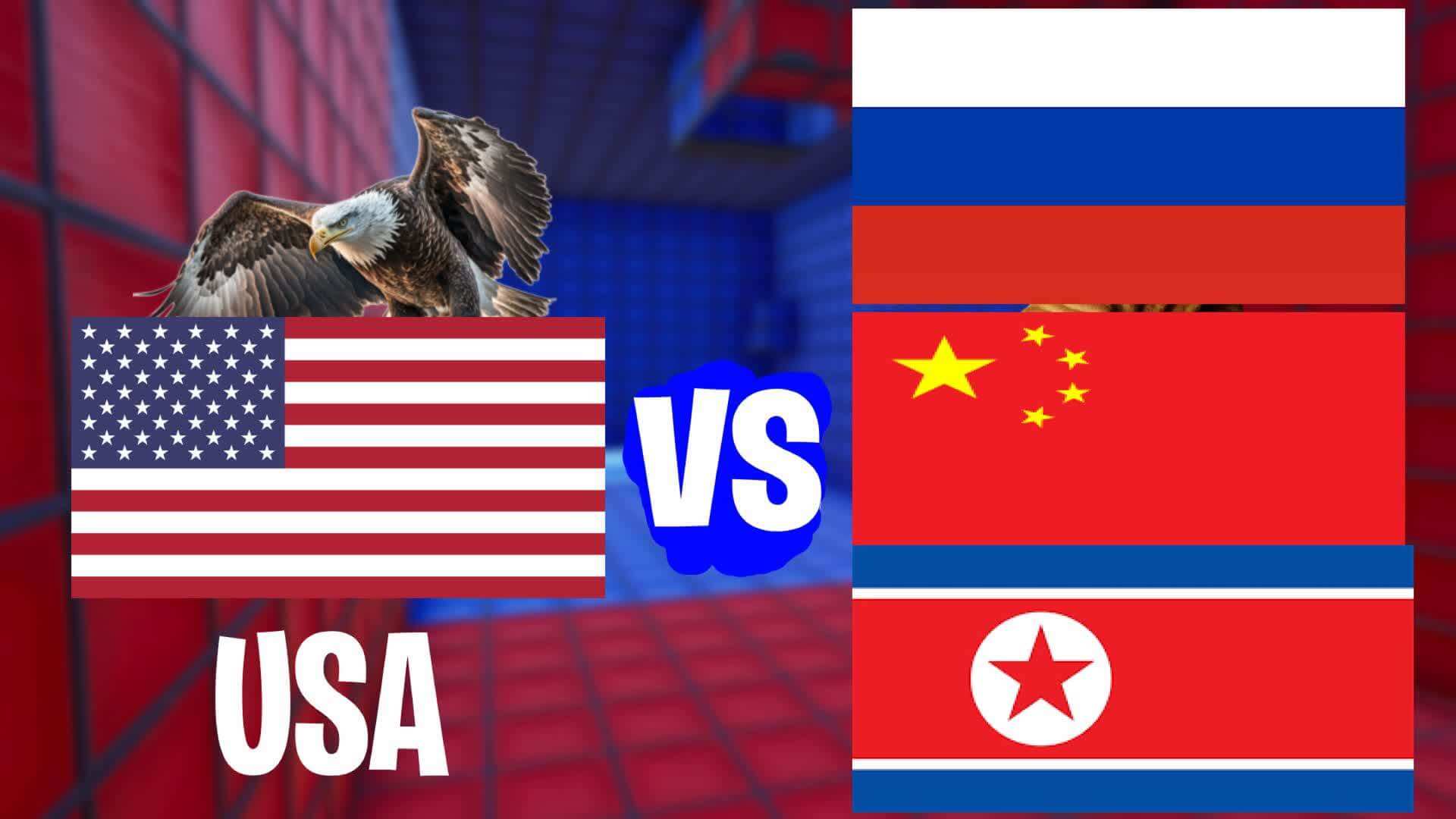 USA vs Russia vs China vs North Korea