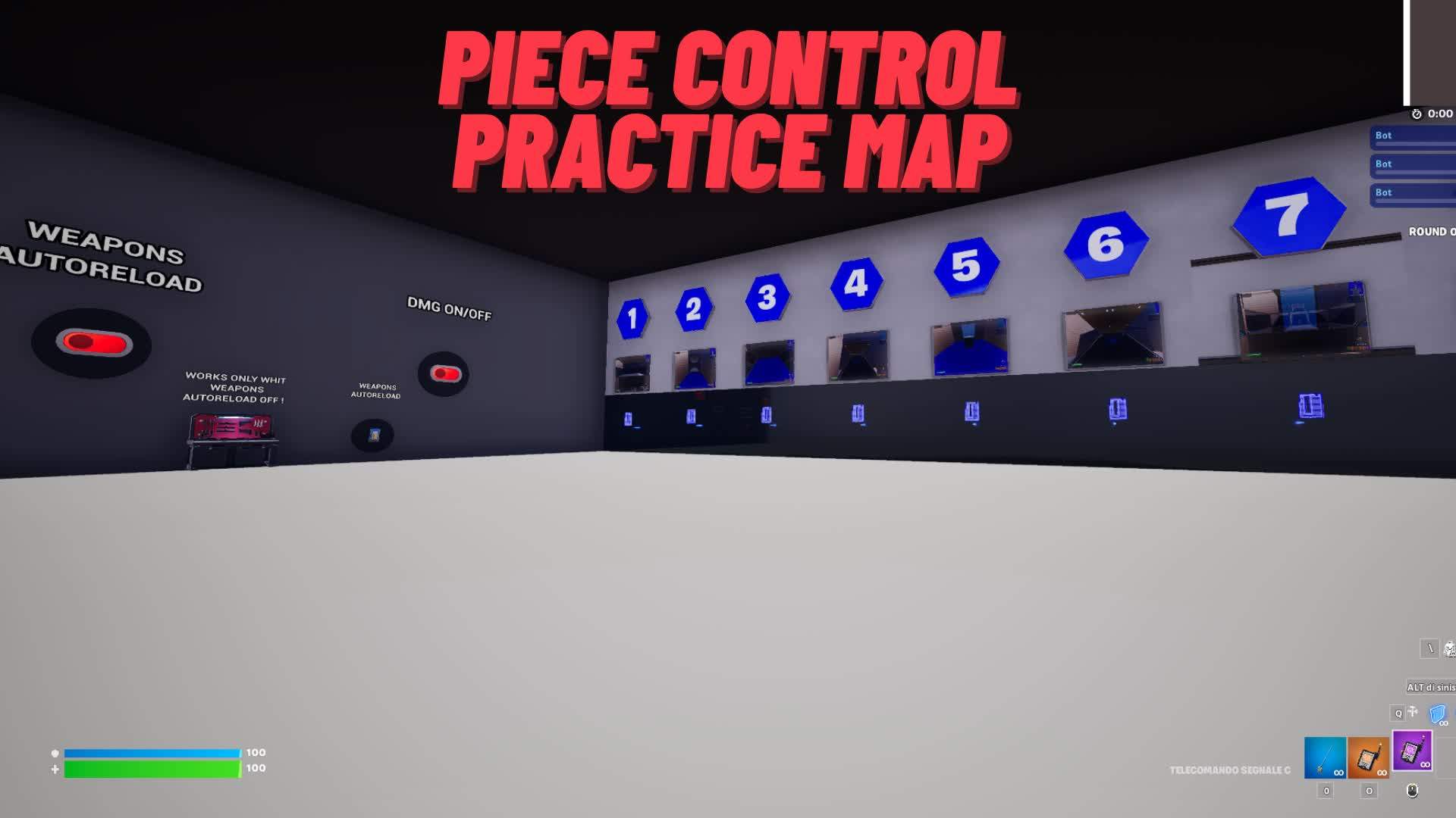Piece Control Practice Map