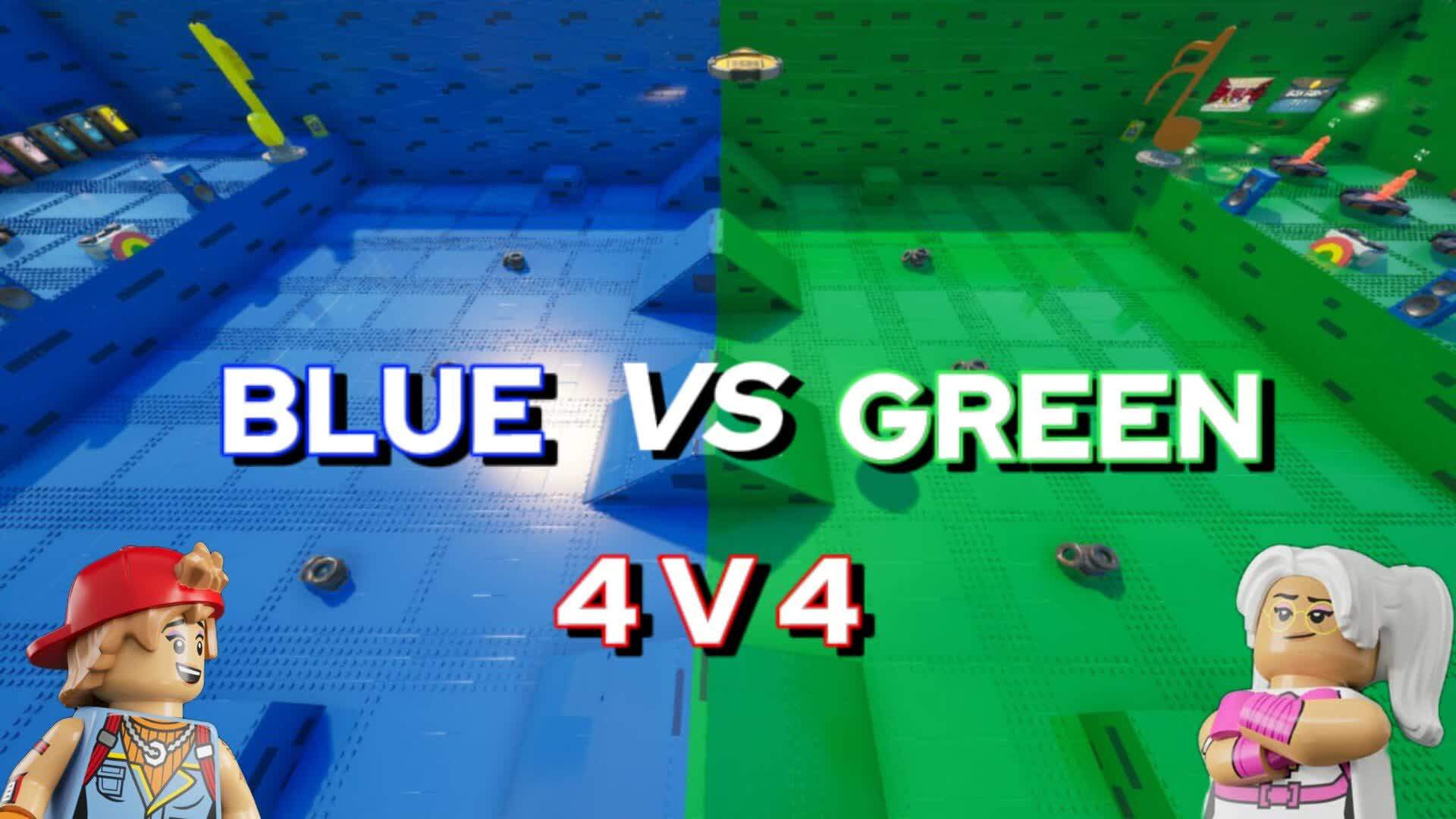 BLUE VS GREEN 4V4