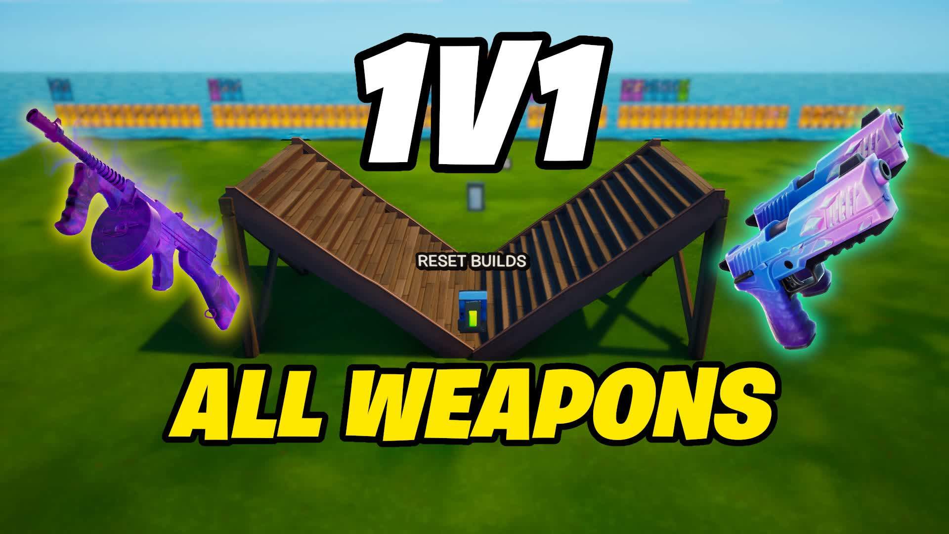 ❗ALL WEAPONS 1V1❗ 🌳GRASS🌳 3728-3827-3794