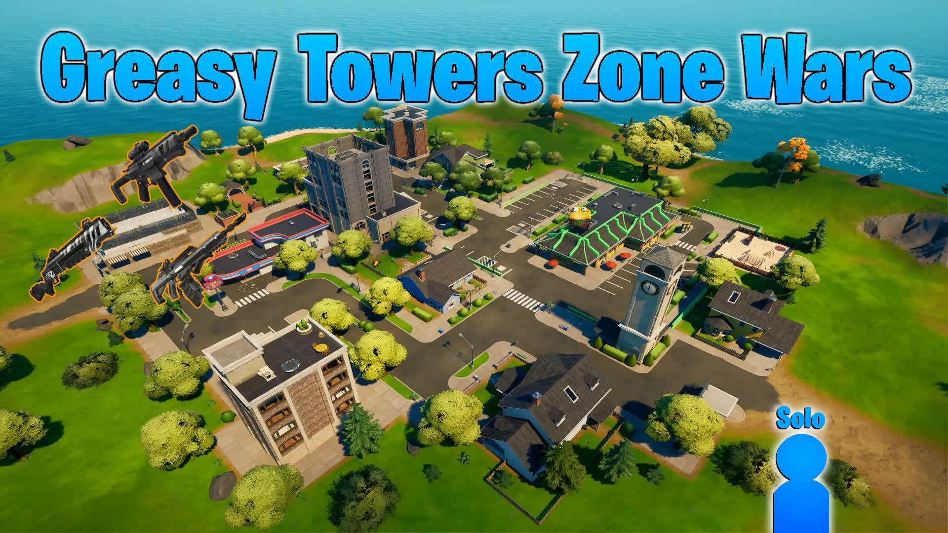 Greasy Towers Zone Wars