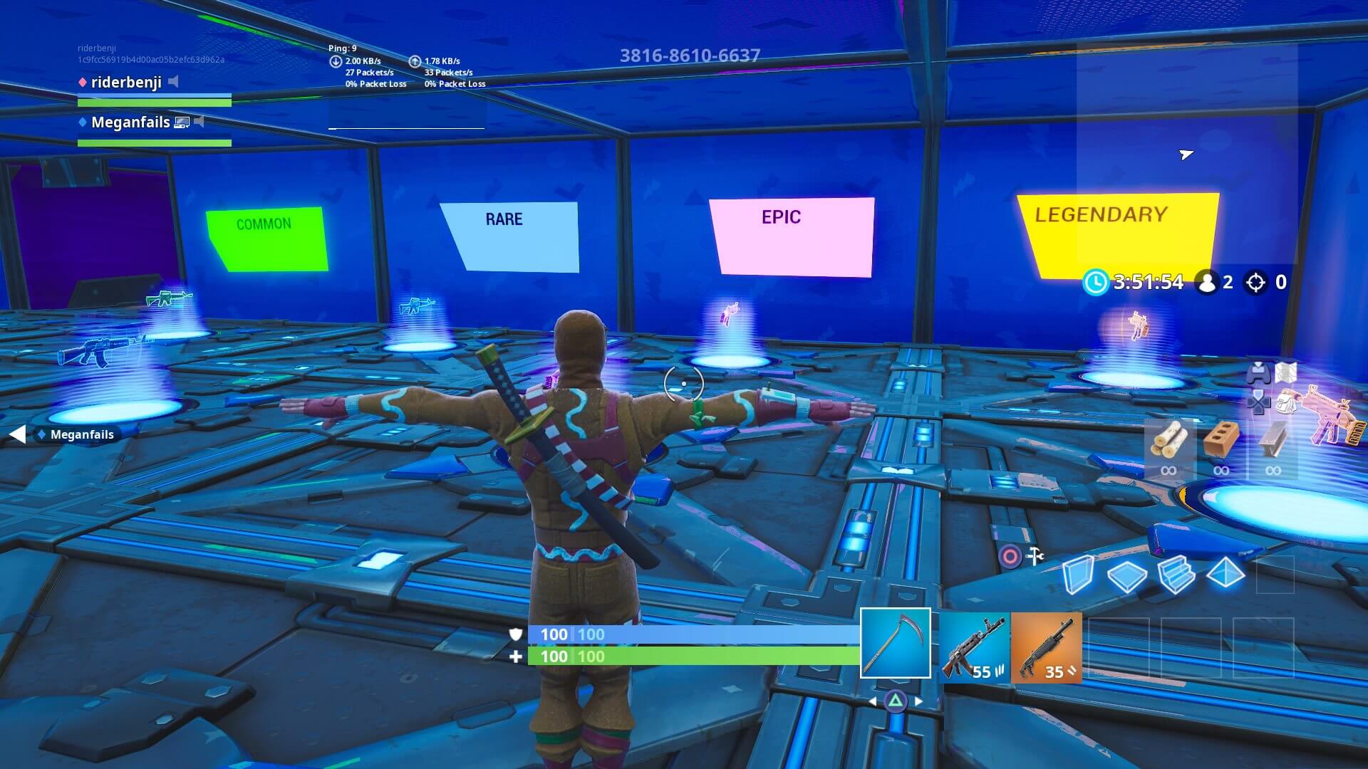 Creative Mode Aim Trainer Map! Console Friendly! - (Fortnite