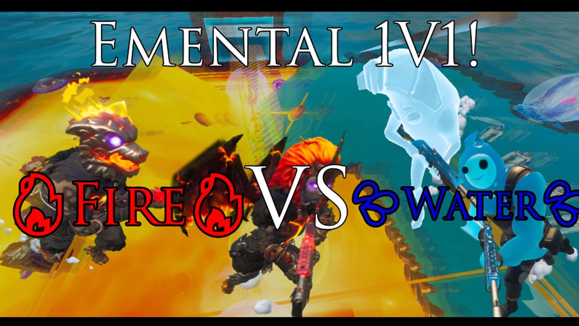 ELEMENTAL 1V1! (🔥FIRE🔥VS 💦WATER💦)