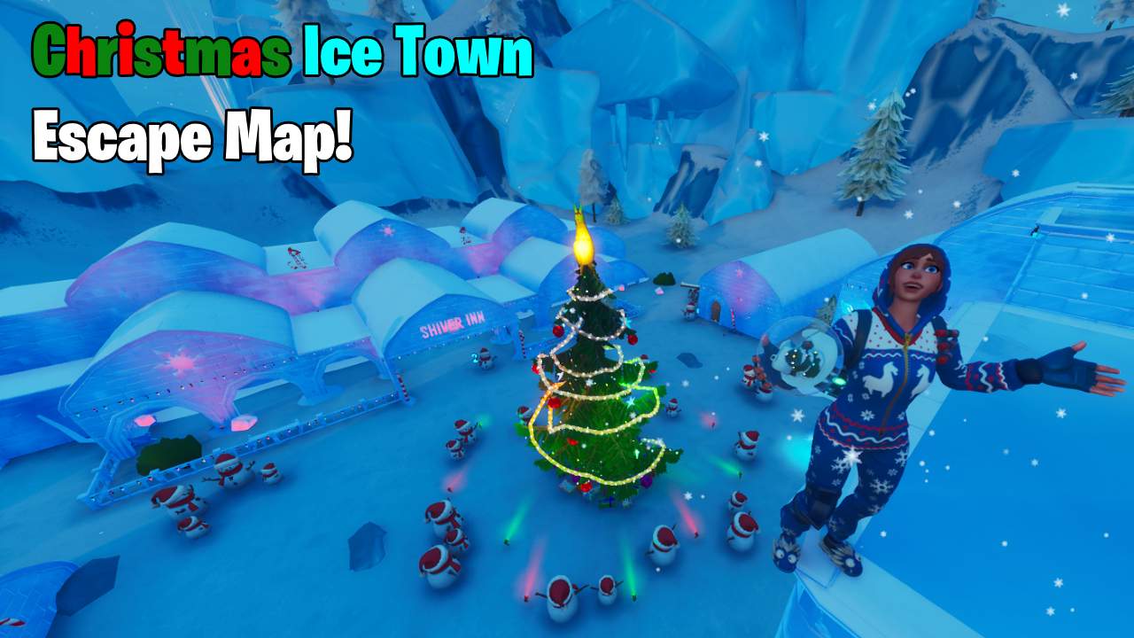 CHRISTMAS ICE TOWN ESCAPE MAP