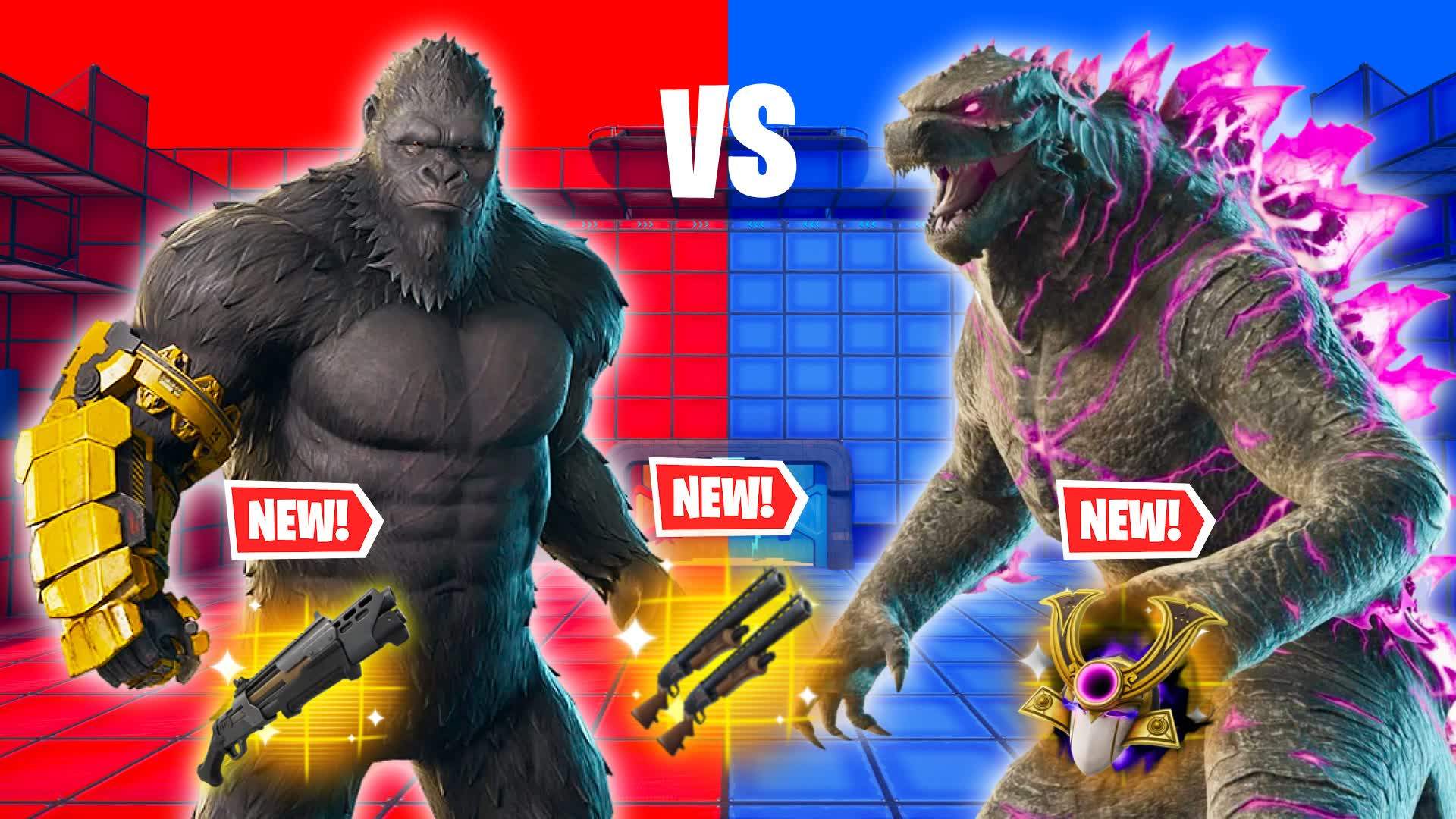 GODZILLA VS KONG RED VS BLUE 🔴🔵