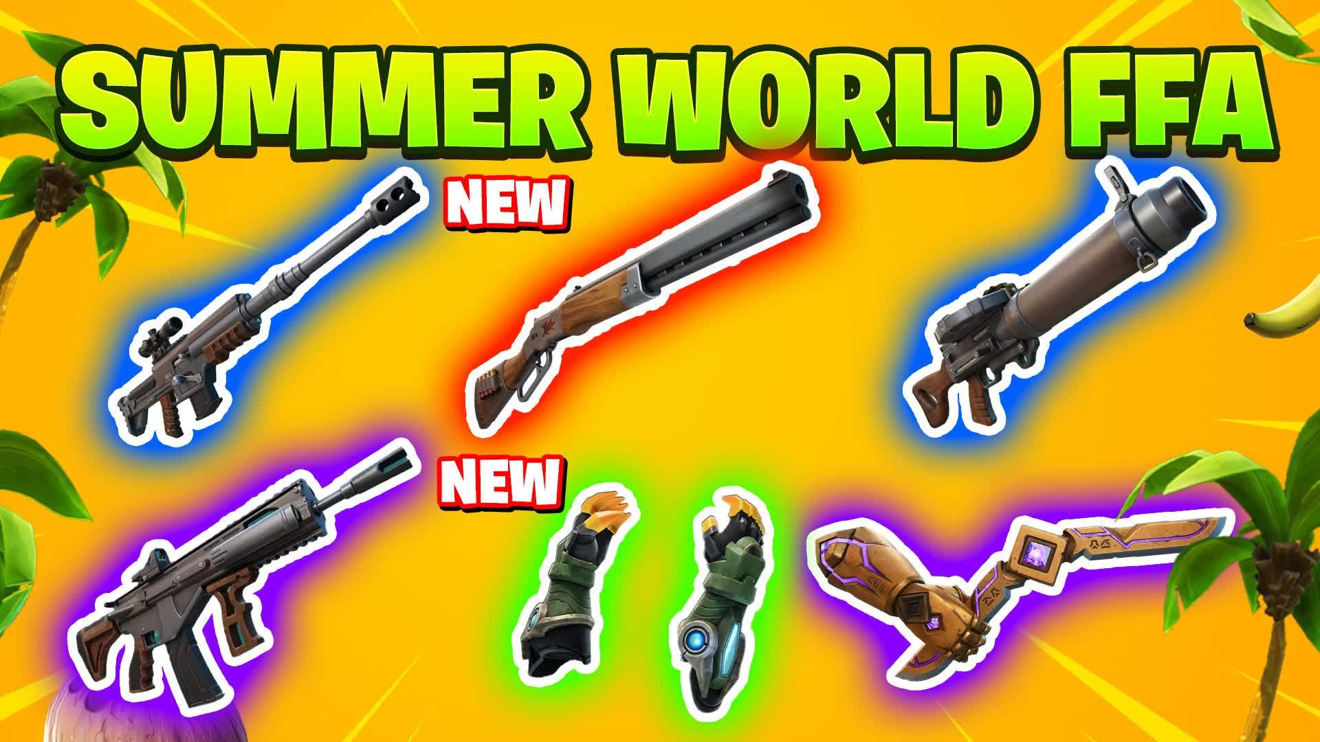 😎 SUMMER WORLD FFA - ALL WEAPONS & CARS