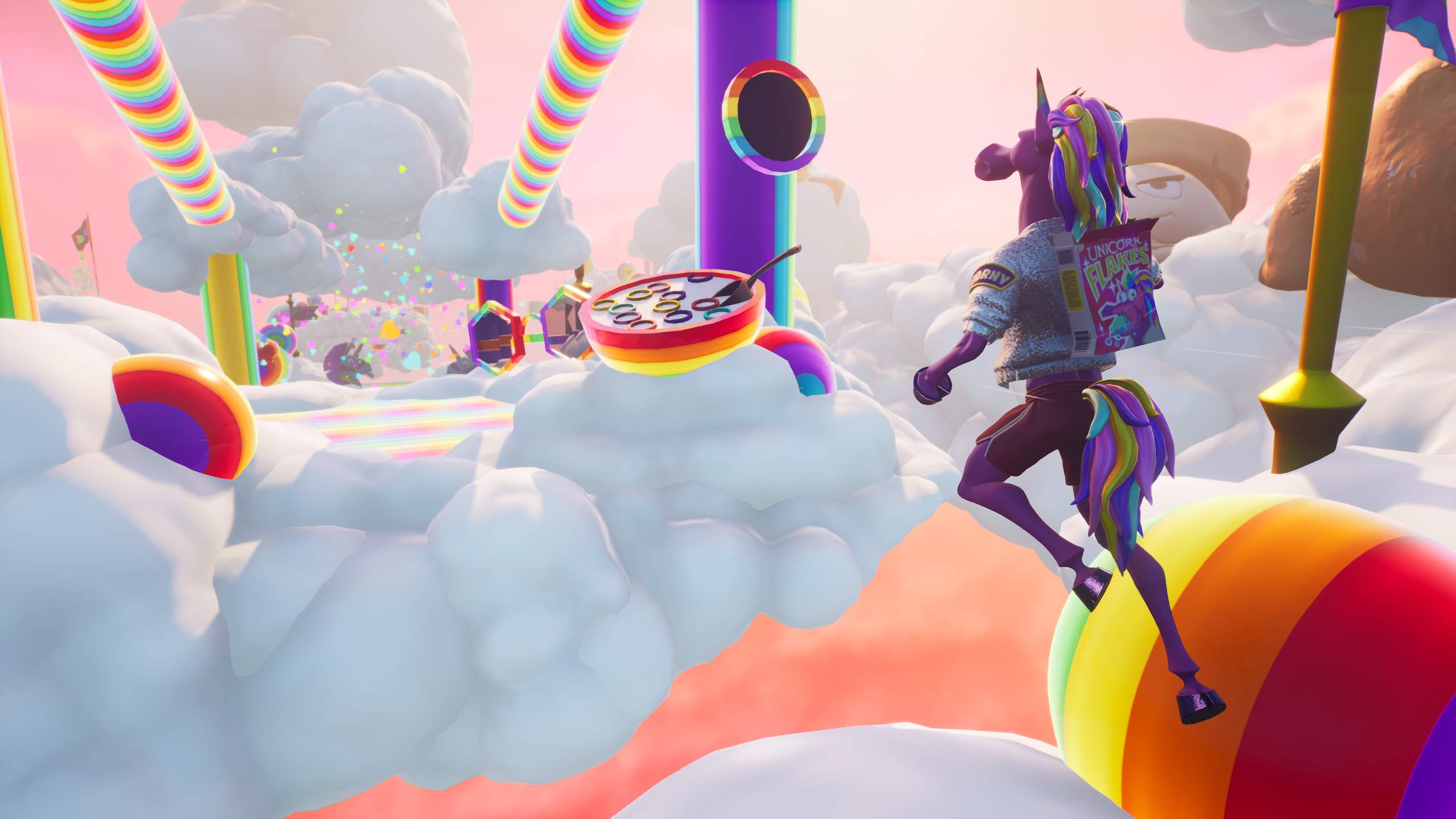 How to find Musical Rainbow Cloud in LEGO Fortnite?