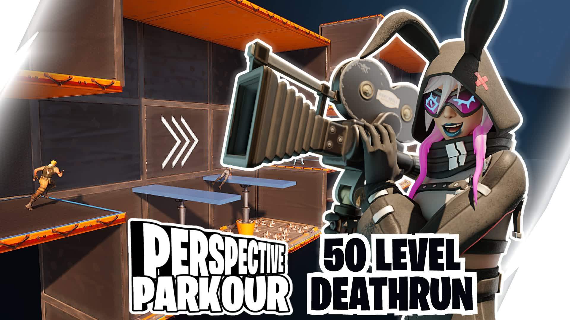 Perspective Parkour | 50 Level Deathrun