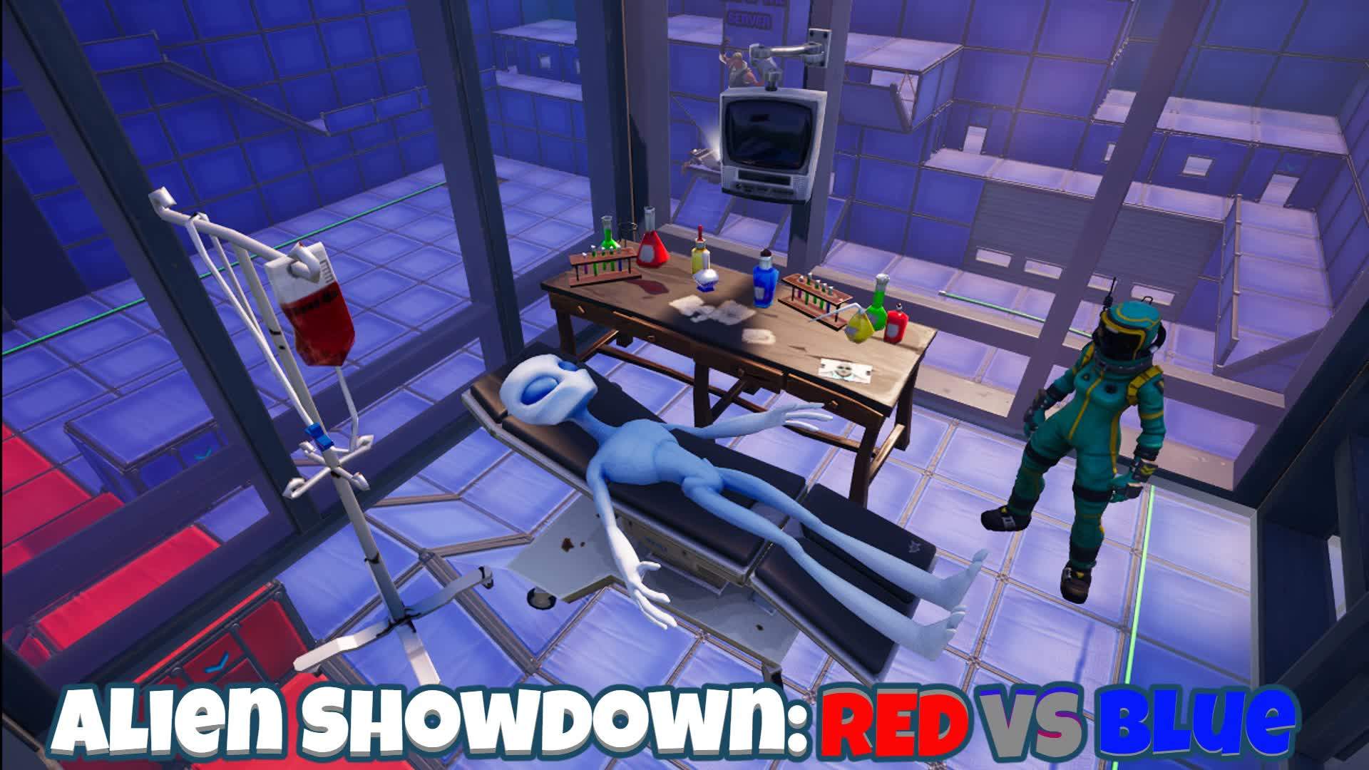 Alien Showdown: Red vs Blue 🪐