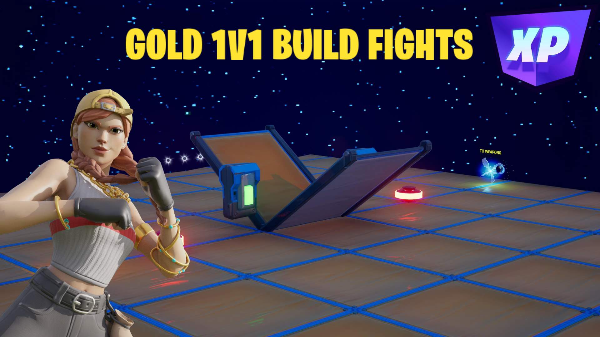GOLD 1V1 BUILD FIGHTS (PROP HUNT)