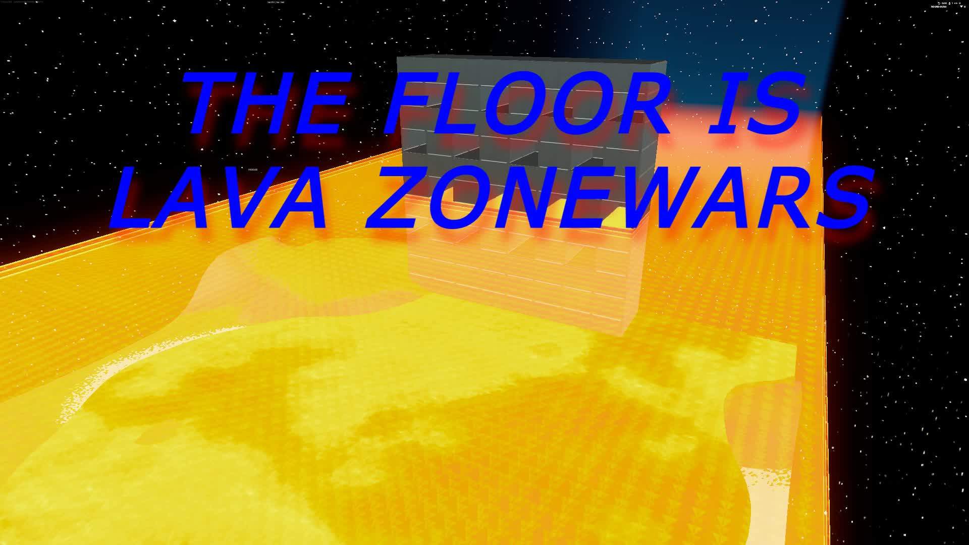THE FLOOR IS LAVA ZONEWARS