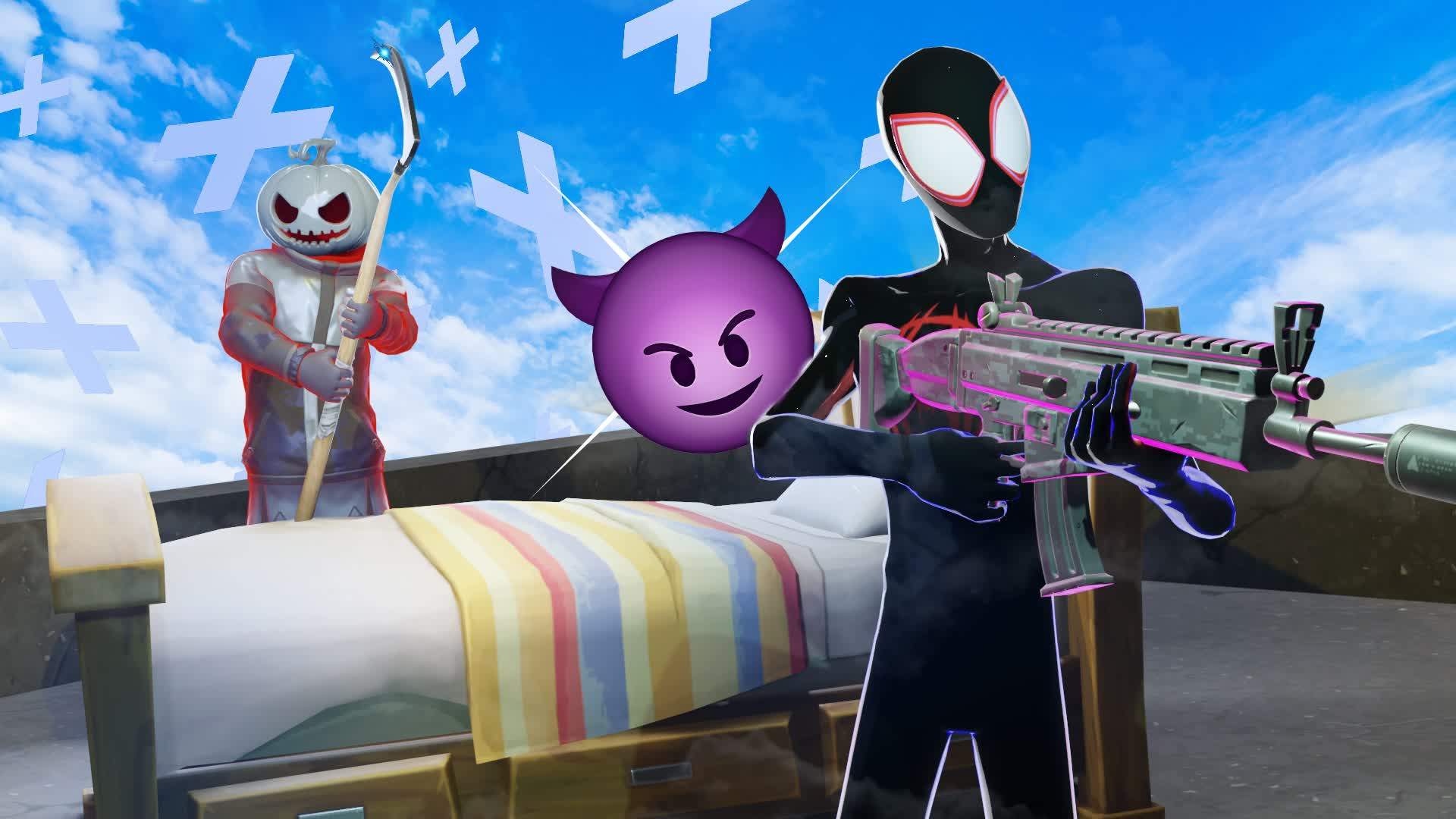 👥 ! BED WARS  ! THERE ARE 3 TEAMS 🛏️ - Fortnite Creative Map Code -  Dropnite