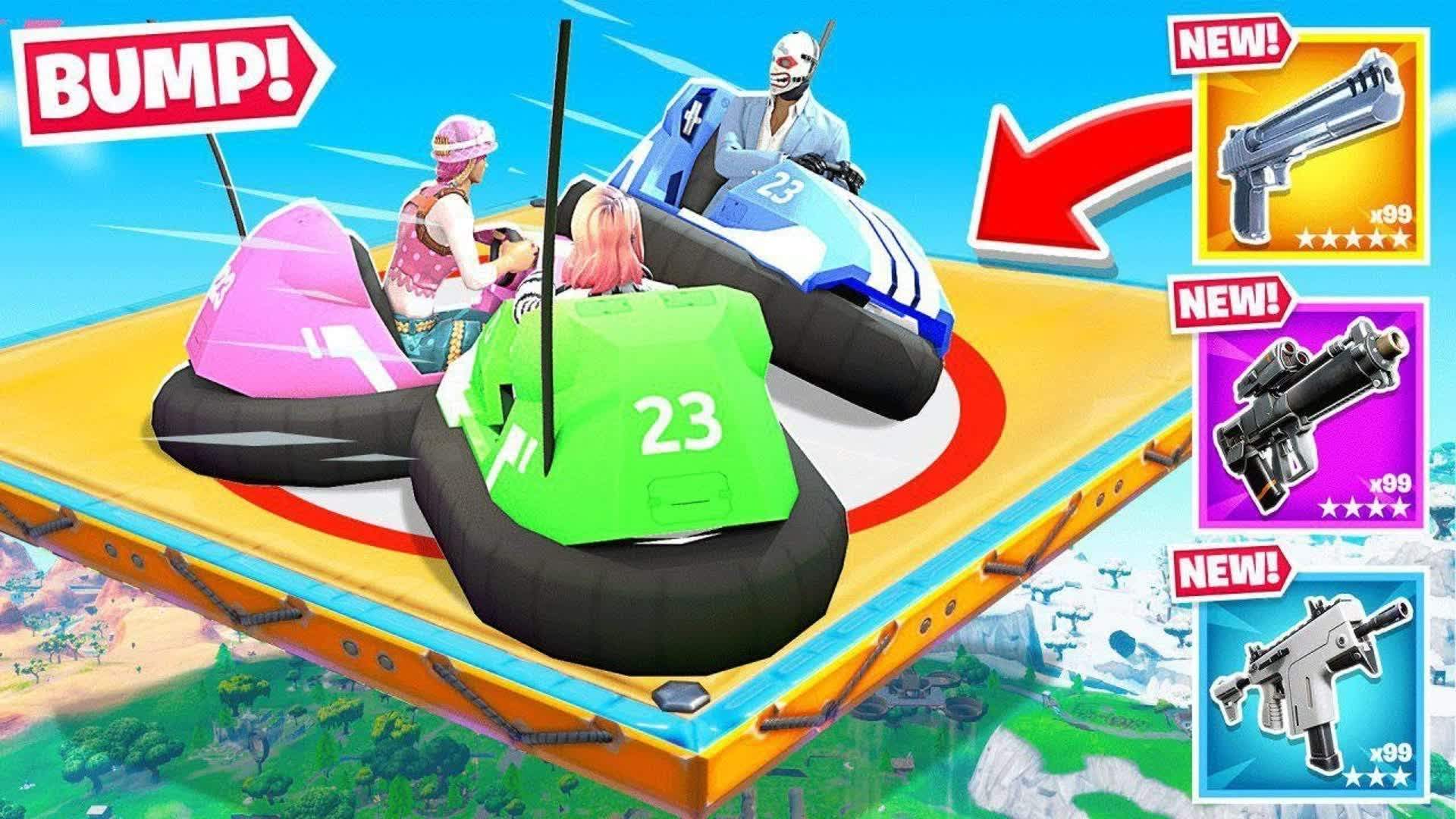 🦇🎃halloween Bumper Cars 🎃🦇 - Fortnite Creative Fun and Mini Games Map  Code