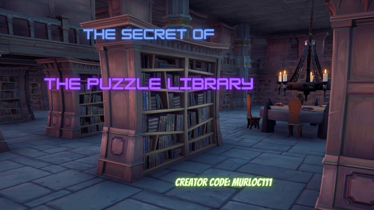 THE SECRET OF THE PUZZLE LIBRARY - Fortnite Creative Map Code - Dropnite