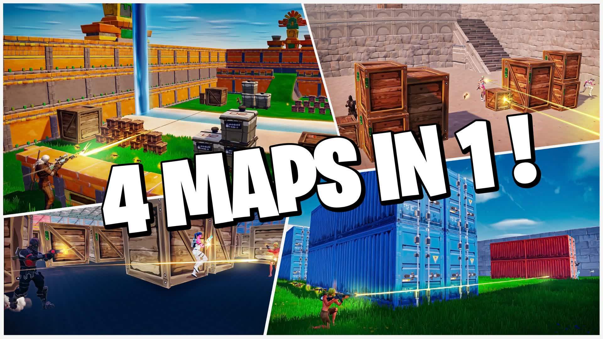 4 Maps in 1 ! 10v10 Deathmatch