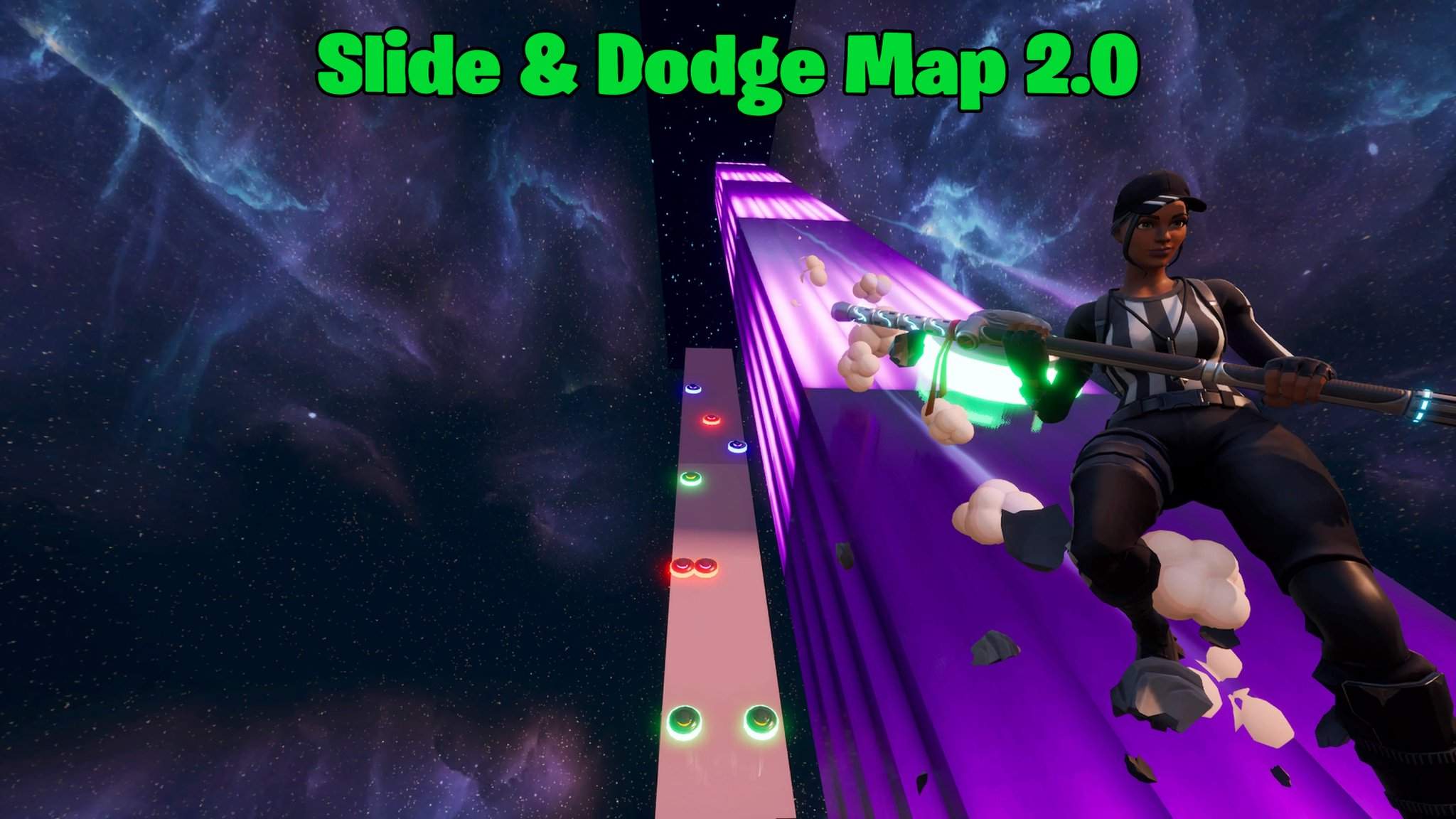 Fortnite Slide Map Creative Code Slide Dodge 2 0 Fortnite Creative Map Code Dropnite