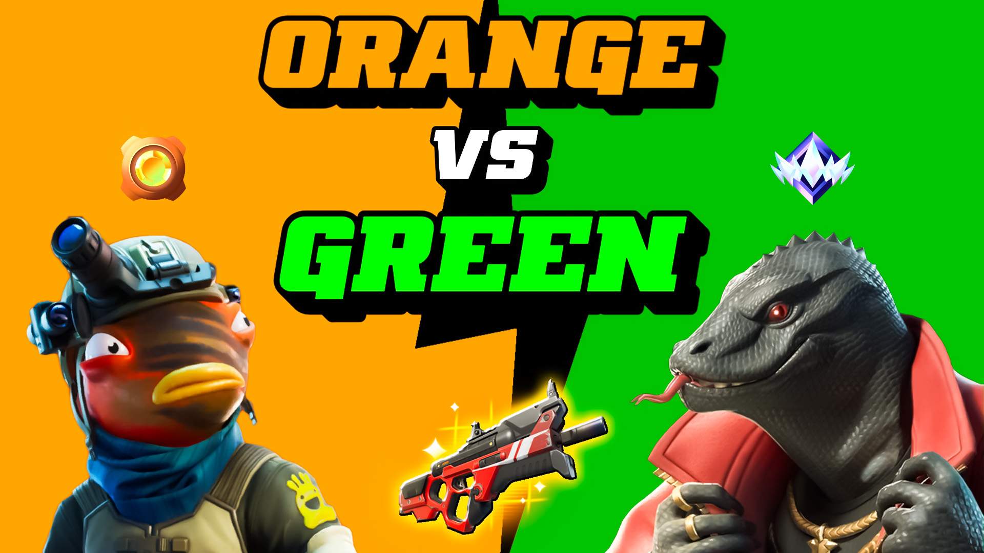 🟠ORANGE vs GREEN🟢