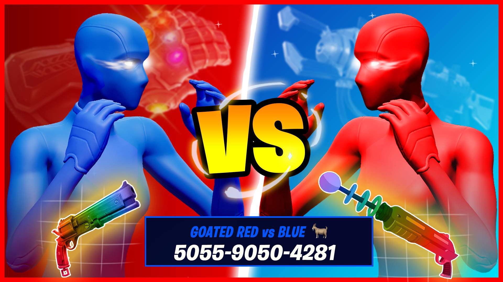 GOATED RED vs BLUE 🐐