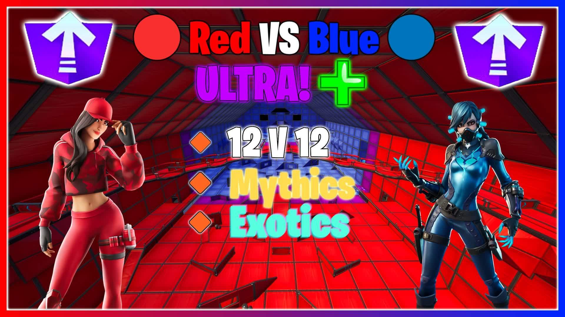 RED VS BLUE - Fortnite Creative Map Code - Dropnite