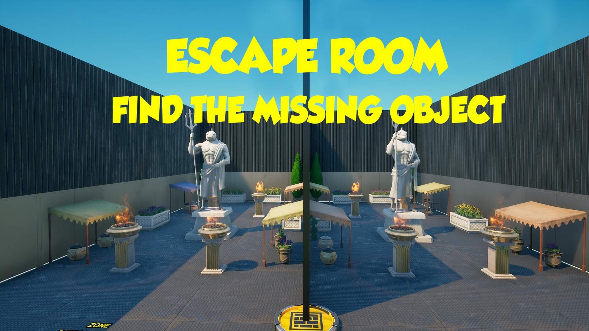 ESCAPE ROOM FIND THE MISSING OBJECT Fortnite Creative Map Code Dropnite