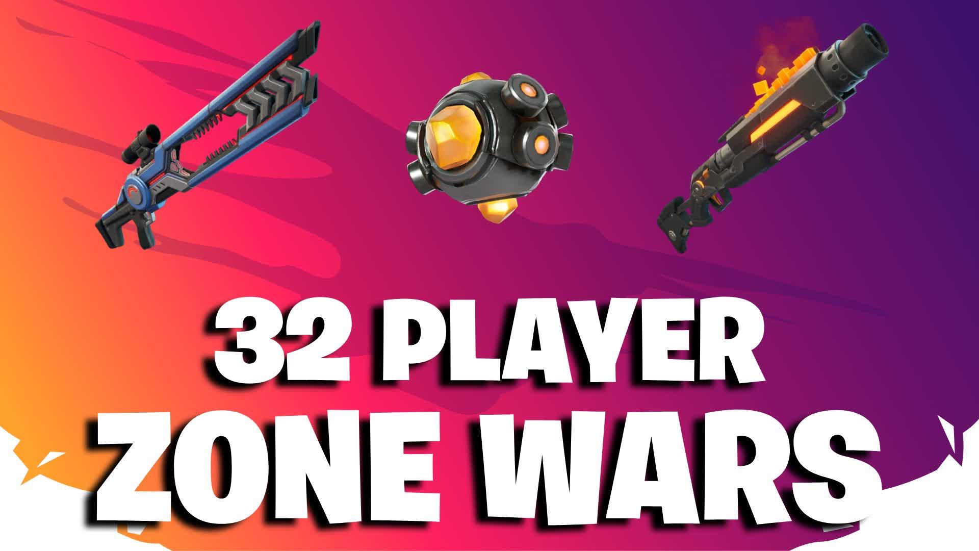 🌴 32 PLAYER ZONE WARS 🌩 by DZIEDZIC