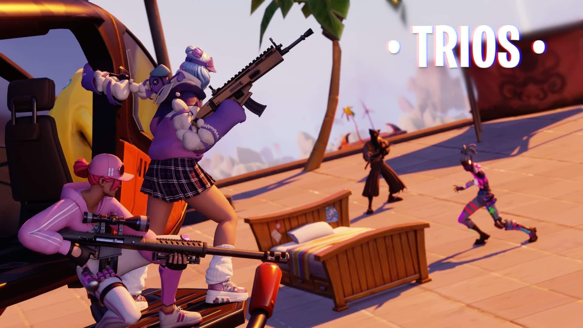 Pandvil TRIO Bed Wars (Fortnite Map Trailer) 