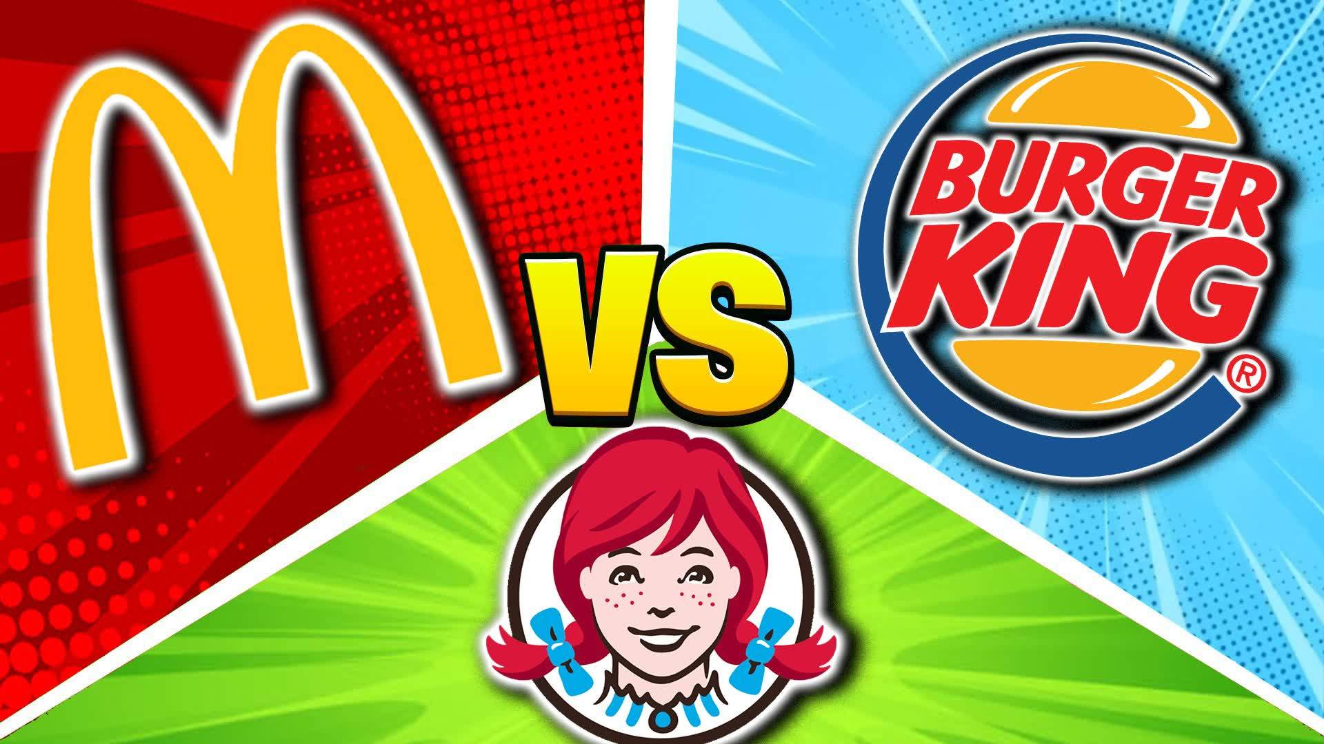 🆕 McDonalds VS Wendys VS Burger King 🍔