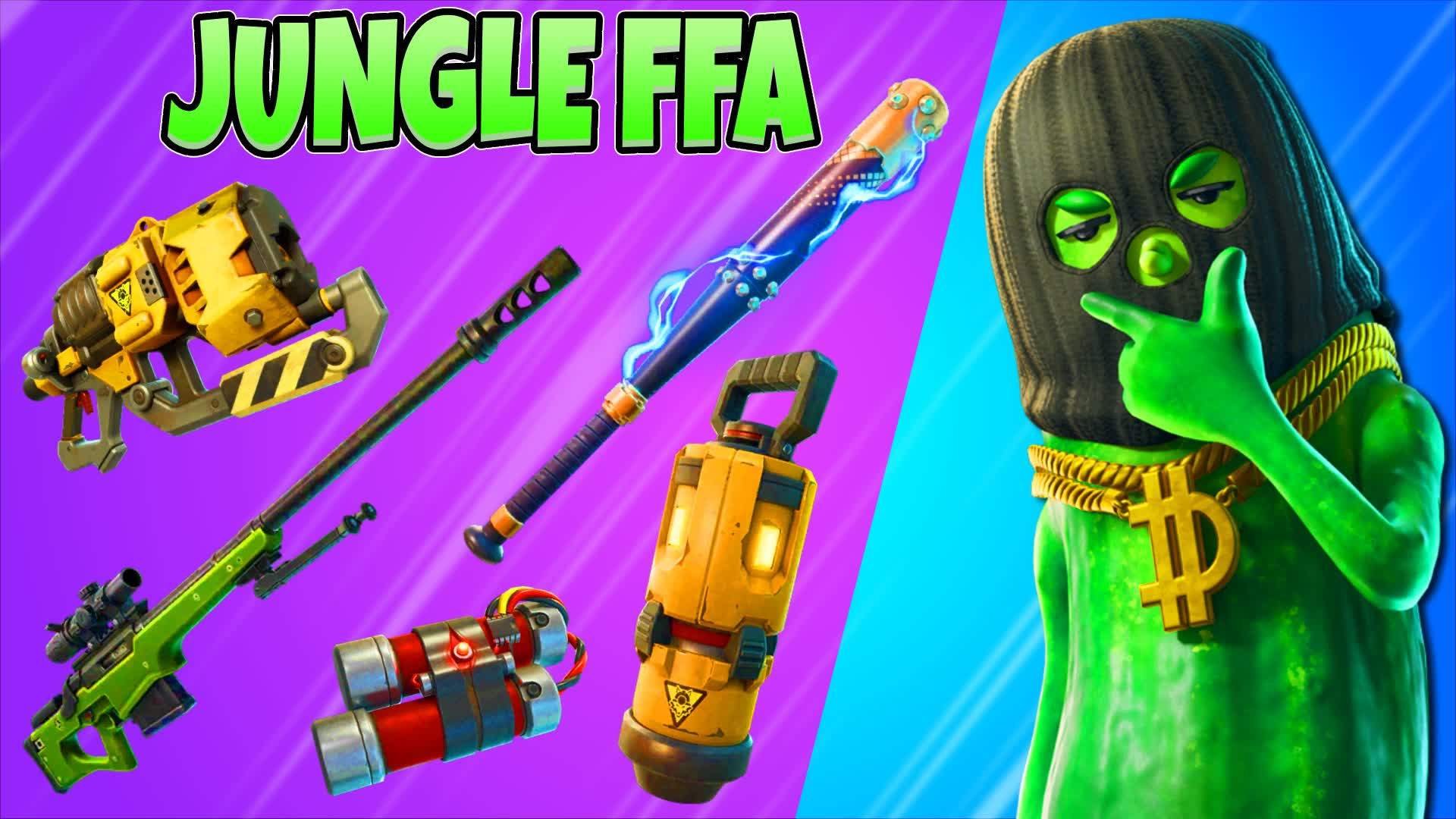 🌳 JUNGLE FFA - ALL WEAPONS 🏆