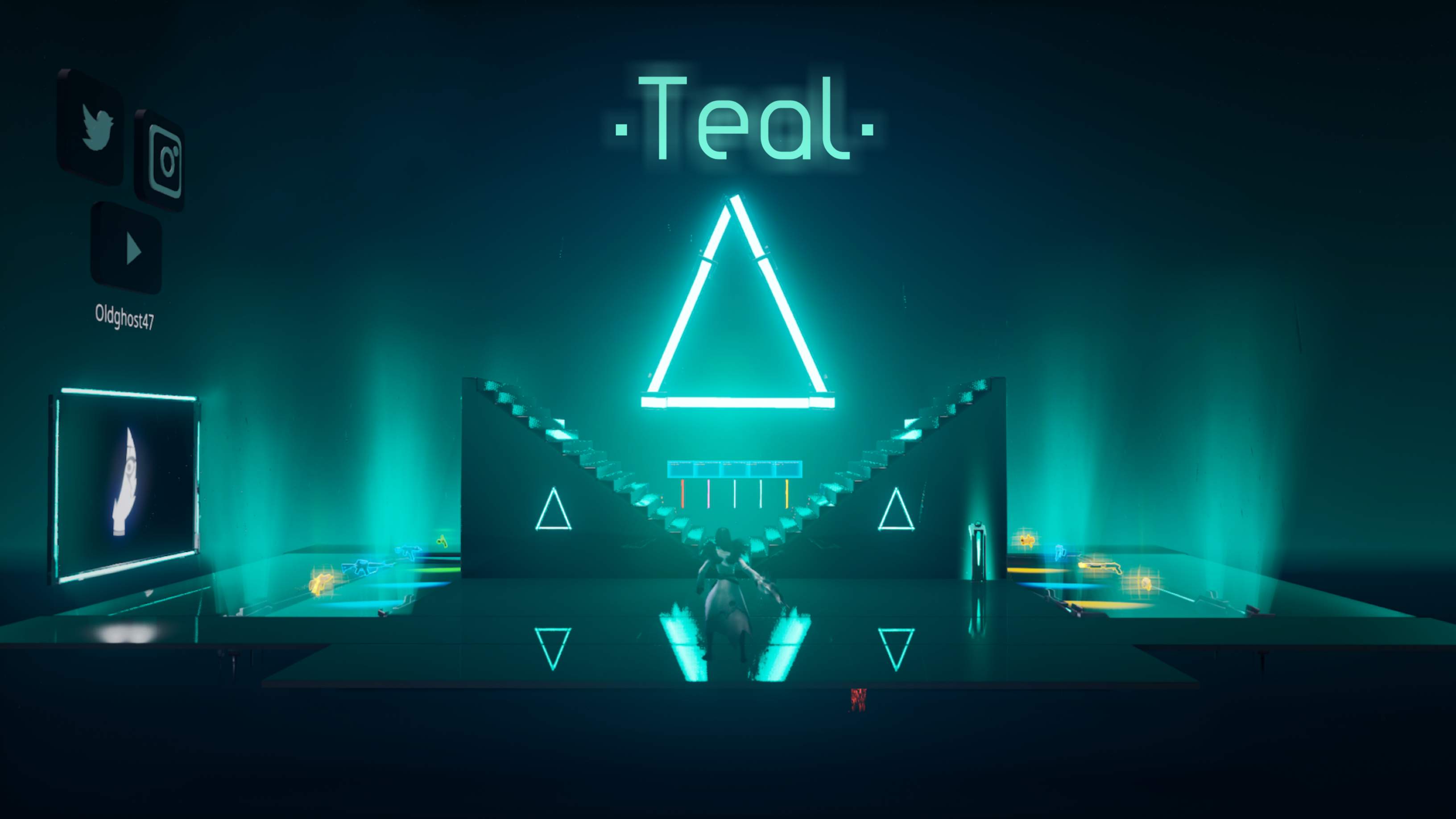 CLEAN TRIANGLE: 1V1 •NO DELAY• [TEAL]