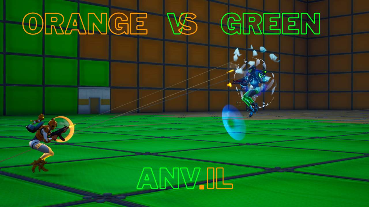 ORANGE VS GREEN 8V8 WITH MINIGAME