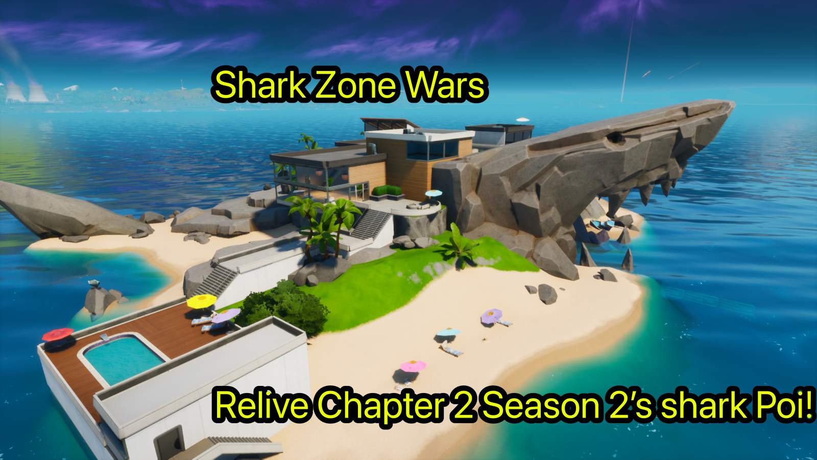 OG THE SHARK - ZONE WARS 1493-0404-5914 by vip - Fortnite Creative Map Code  