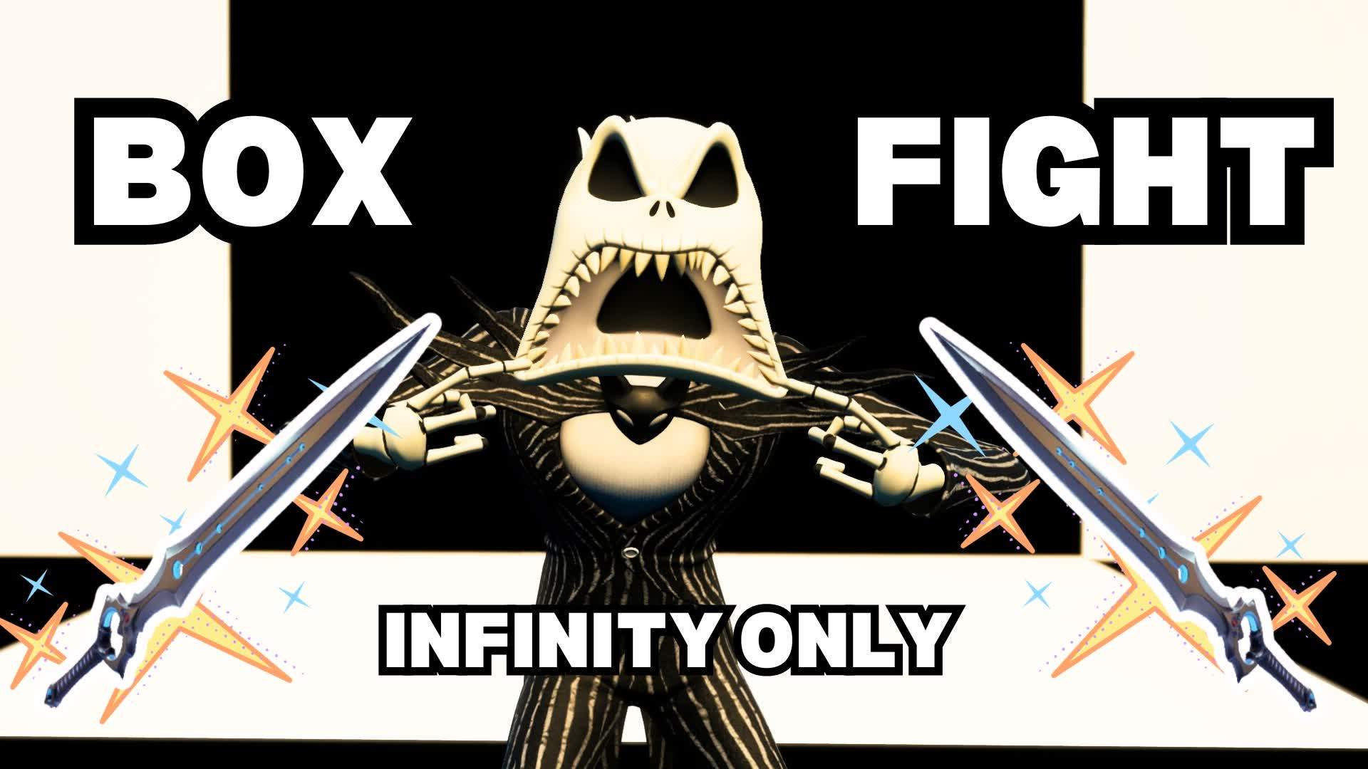 BOX FIGHT INFINITY ONLY- BLACK AND WHITE